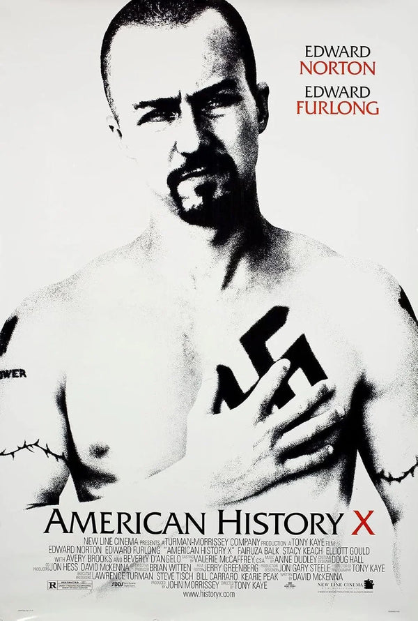 American History X Movie Poster - Iconic Film Art Print Movie Poster | Film Wall Art Print