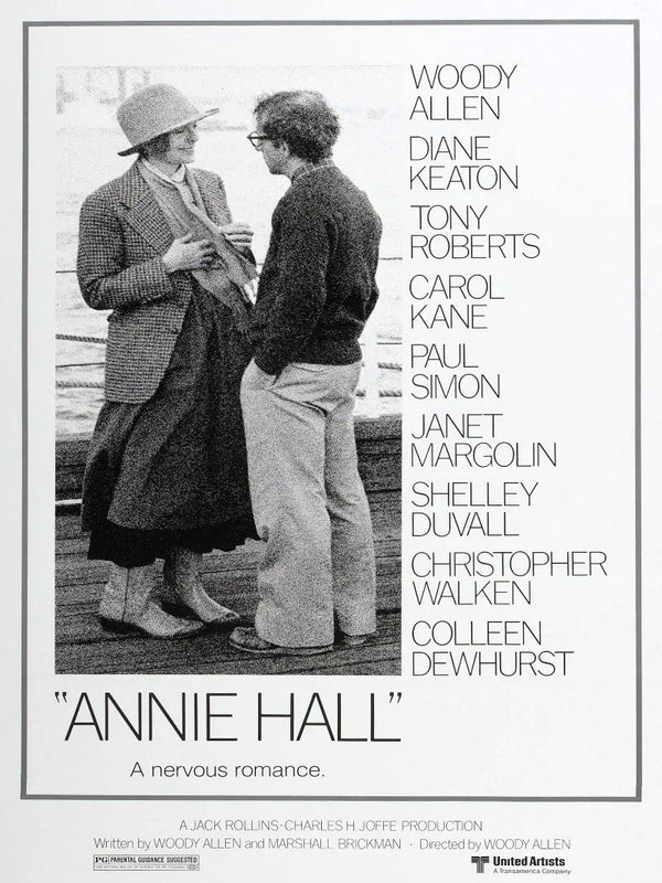 Annie Hall Movie Poster - Woody Allen Classic Film Art Movie Poster | Film Wall Art Print