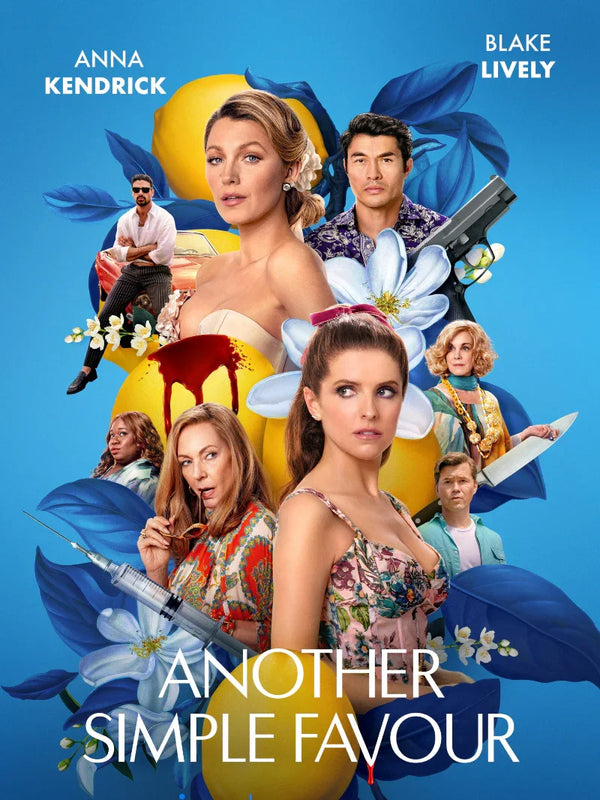 A Simple Favor Movie Poster - Anna Kendrick & Blake Lively Movie Poster | Film Wall Art Print
