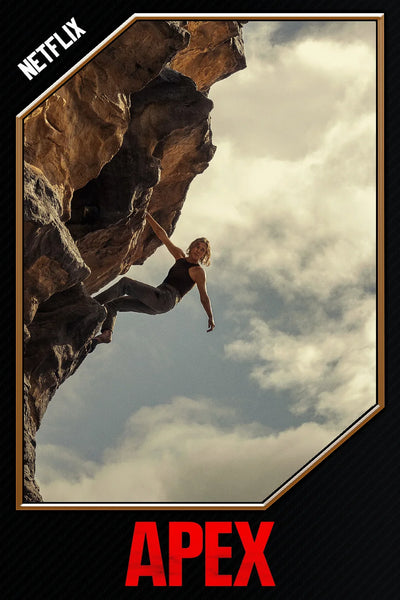 Apex(2026) Poster: Conquer Your Walls with Wilderness Thrills - Premium Movie Poster