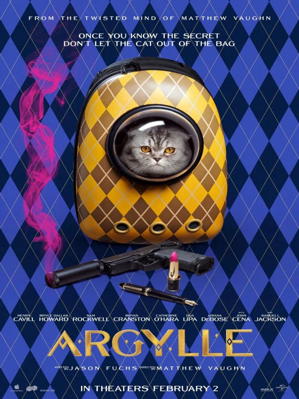 Argylle Movie Poster - Spy Thriller Action Film Artwork Movie Poster | Film Wall Art Print