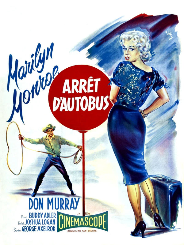 Arret D'autobus Movie Poster - Classic French Cinema Art Print Movie Poster | Film Wall Art Print