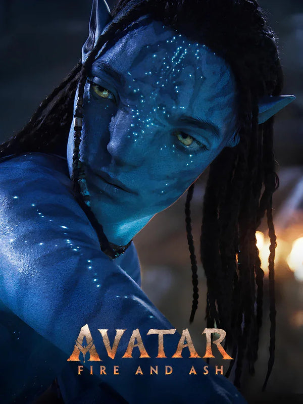 Avatar Fire and Ash Movie Poster - James Cameron's Latest Epic Movie Poster | Film Wall Art Print
