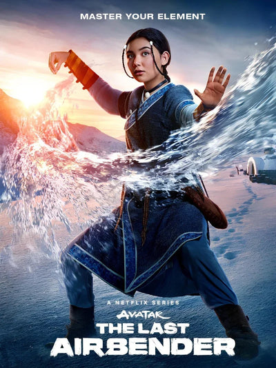 Avatar The Last Airbender Movie Poster - Epic Fantasy Adventure Movie Poster | Film Wall Art Print