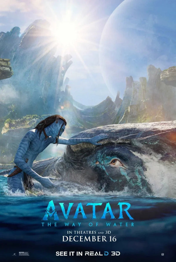 Avatar: The Way of Water Movie Poster - Official Art Movie Poster | Film Wall Art Print