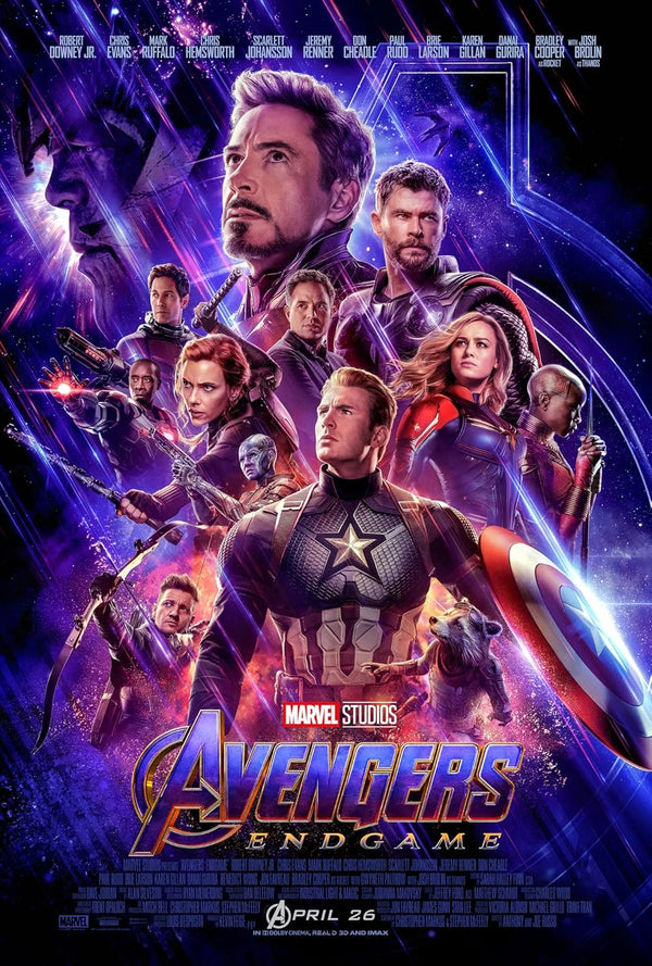 Avengers: Endgame Movie Poster - Official Marvel Artwork Movie Poster | Film Wall Art Print