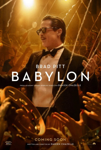 Babylon Movie Poster - Epic Hollywood Drama Film Art Movie Poster | Film Wall Art Print