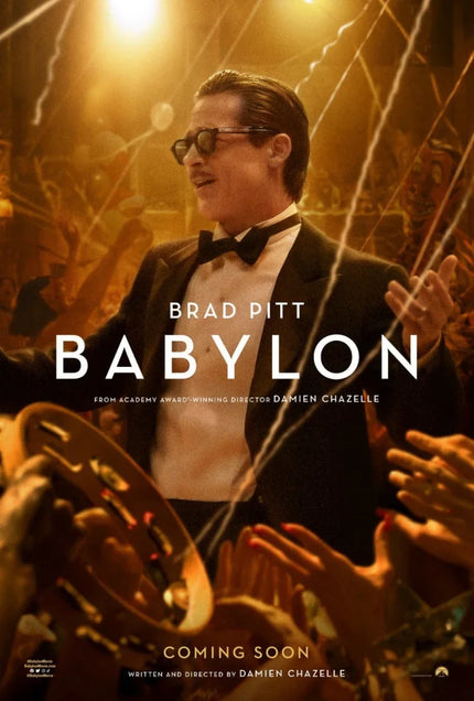 Babylon Movie Poster - Epic Hollywood Drama Film Art Movie Poster | Film Wall Art Print