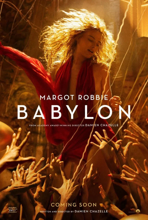 Babylon Movie Poster - Epic Hollywood Drama by Damien Chazelle Movie Poster | Film Wall Art Print
