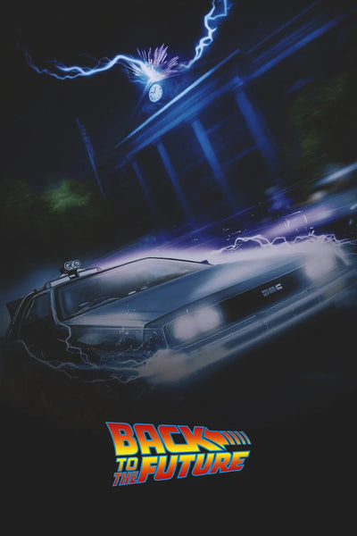 Back to the Future (1985) – Time-Traveling Wall Art - Premium Movie Poster