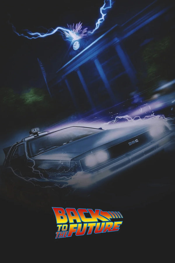Back to the Future (1985) – Time-Traveling Wall Art - Premium Movie Poster