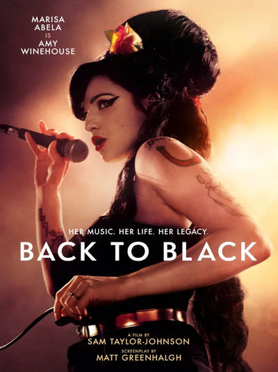 Back to Black Movie Poster - Amy Winehouse Biopic Film Art Movie Poster | Film Wall Art Print