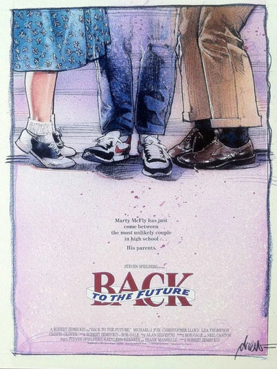 Back to the Future Movie Poster - Iconic 1985 Sci-Fi Film Art Movie Poster | Film Wall Art Print