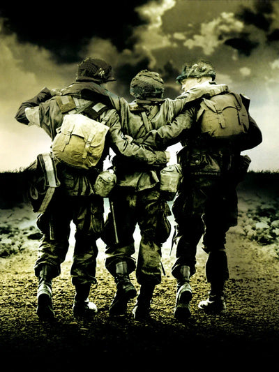 Band of Brothers Movie Poster - WWII Miniseries Art Print Movie Poster | Film Wall Art Print
