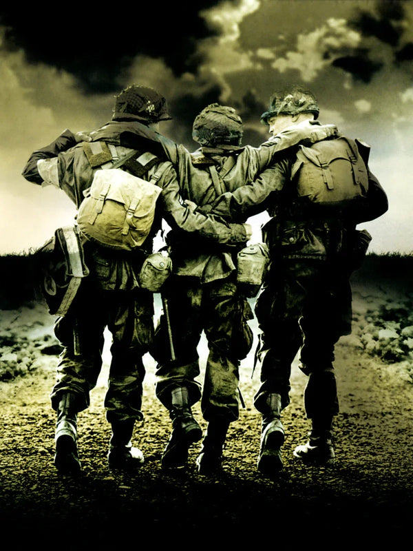 Band of Brothers Movie Poster - WWII Miniseries Art Print Movie Poster | Film Wall Art Print