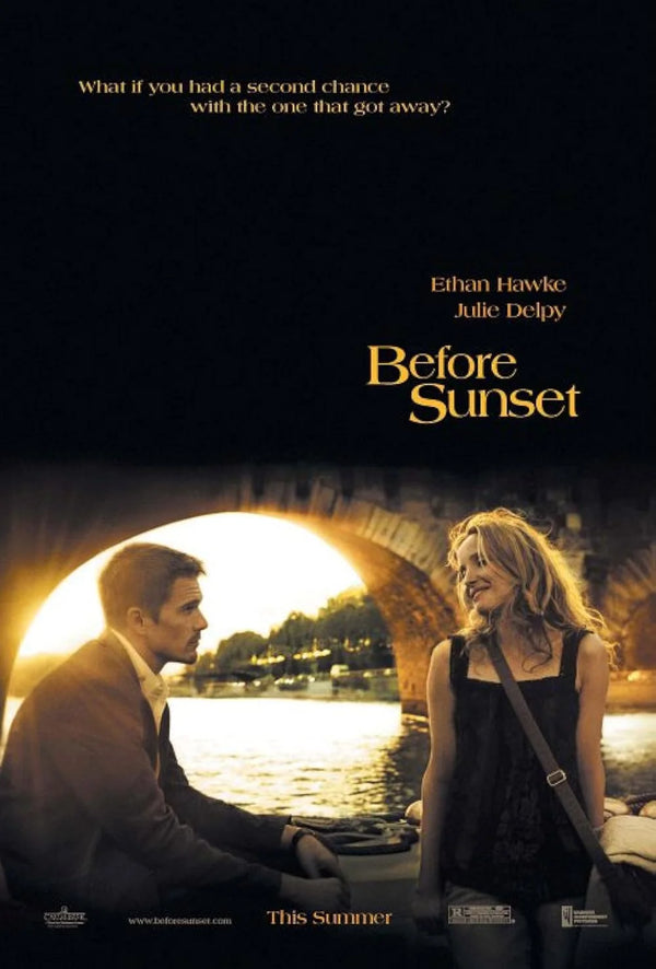 Before Sunset Movie Poster - Richard Linklater Romance Film Art Movie Poster | Film Wall Art Print