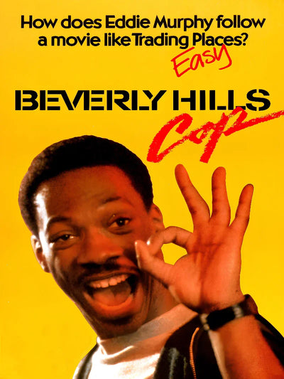 Beverly Hills Cop Movie Poster - Iconic 1984 Action Comedy Film Movie Poster | Film Wall Art Print