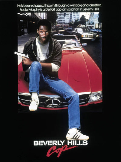 Beverly Hills Cop Movie Poster - Iconic Eddie Murphy Action Comedy Movie Poster | Film Wall Art Print