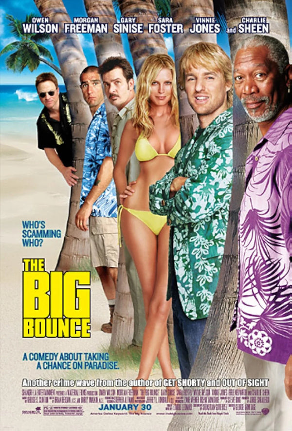 Big Bounce (2004) Movie Poster – Comedy Crime Thriller Movie Poster | Film Wall Art Print