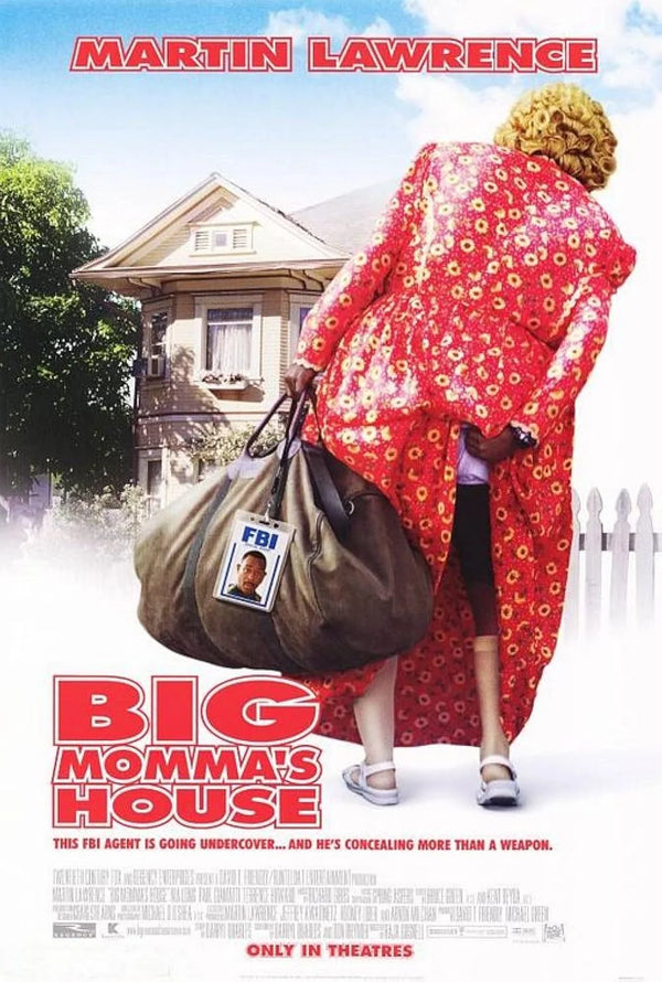 Big Momma's House (2000) - Action Comedy Crime Movie Poster Movie Poster | Film Wall Art Print
