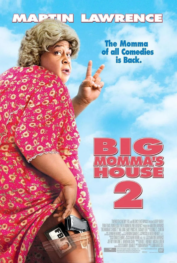 Big Momma's House 2 (2006) - Hilarious Comedy Crime Flick Movie Poster | Film Wall Art Print