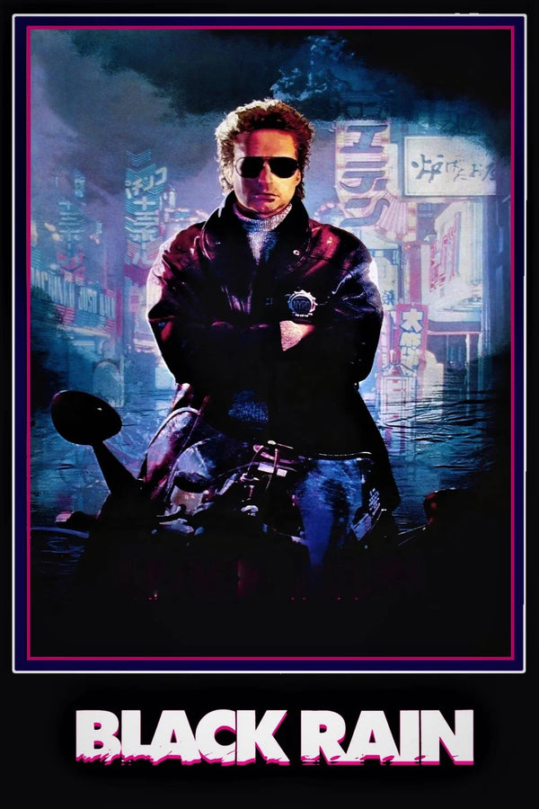Black Rain (1989): Premium Action-Crime Wall Art - Premium Movie Poster