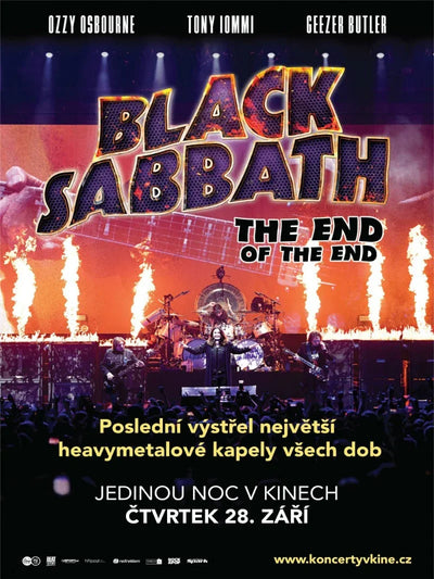 Black Sabbath: The End of The End Movie Poster - Final Tour Movie Poster | Film Wall Art Print