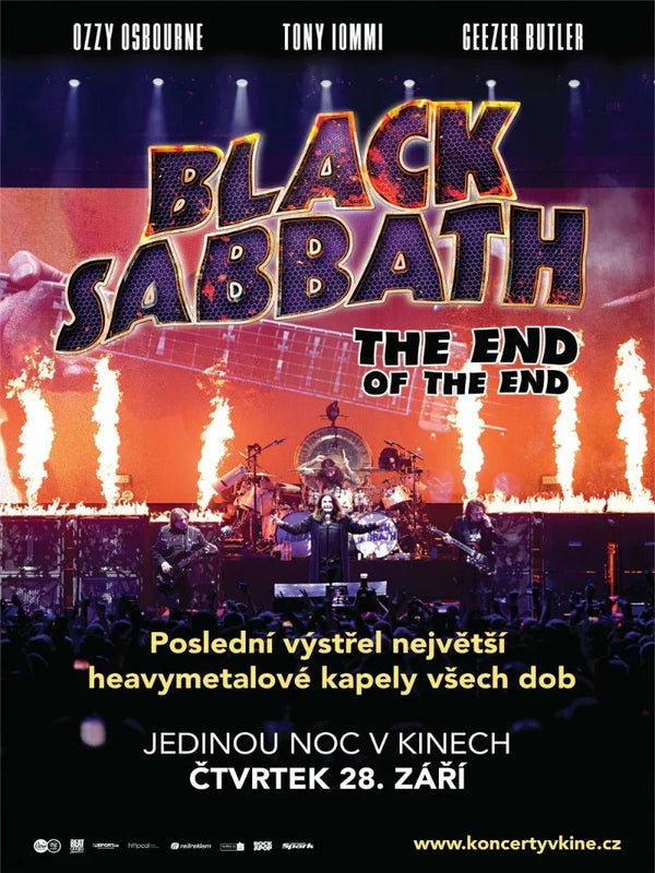 Black Sabbath: The End of The End Movie Poster - Final Tour Movie Poster | Film Wall Art Print