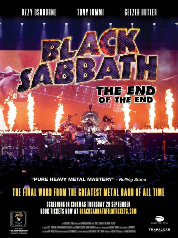 Black Sabbath: The End of the End Movie Poster Movie Poster | Film Wall Art Print