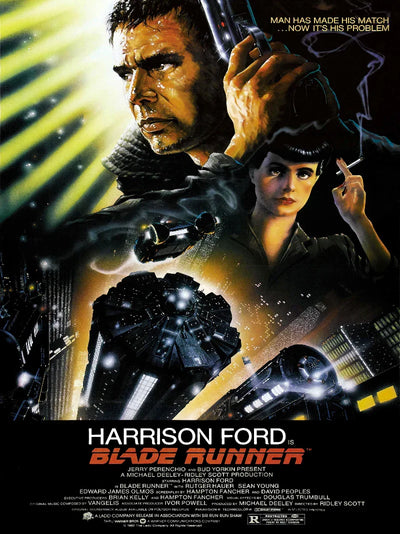 Blade Runner Movie Poster - Iconic Sci-Fi Film Art Print Movie Poster | Film Wall Art Print