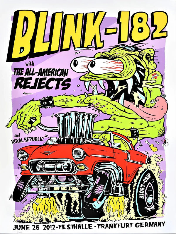 Blink-182 Live at Festhalle Frankfurt Germany 2012 Poster Movie Poster | Film Wall Art Print