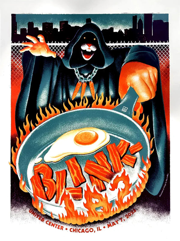 Blink-182 United Center Chicago 2023 Concert Poster Movie Poster | Film Wall Art Print
