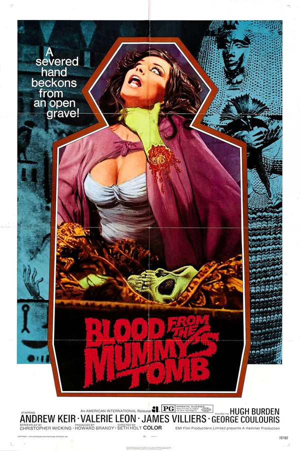 Blood From The Mummy's Tomb (1971) - Horror Movie Poster Movie Poster | Film Wall Art Print