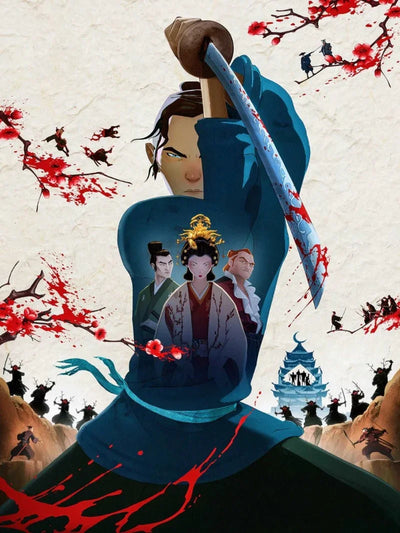 Blue Eye Samurai Movie Poster - Animated Action Drama Movie Poster | Film Wall Art Print
