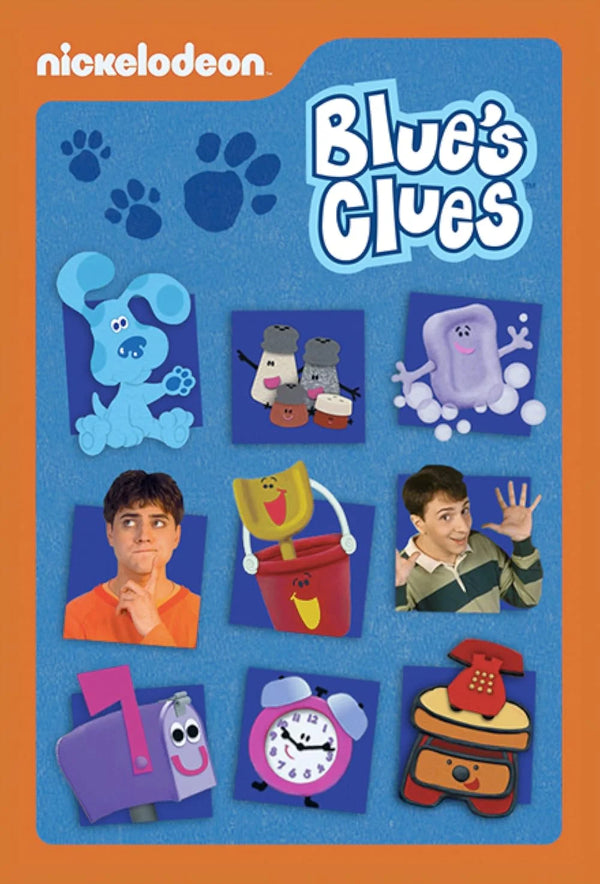 Blue's Clues TV Series Poster | Animation, Adventure, Comedy Movie Poster | Film Wall Art Print