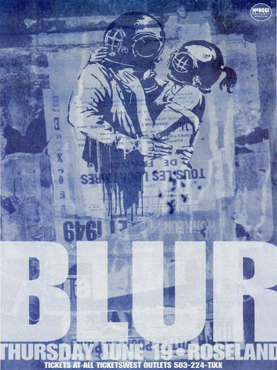 Blur at Roseland Ballroom June 19 2003 Concert Poster Movie Poster | Film Wall Art Print