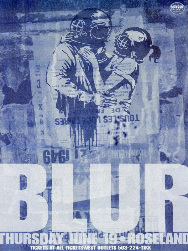 Blur at Roseland Ballroom June 19 2003 Concert Poster Movie Poster | Film Wall Art Print