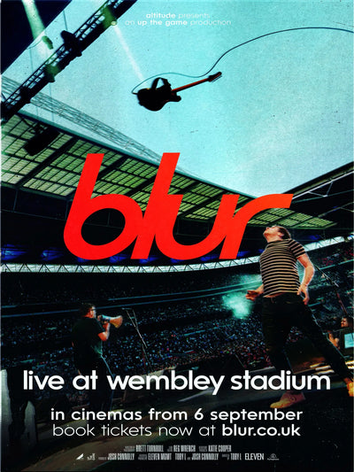 Blur Live at Wembley Stadium - Official Movie Poster Movie Poster | Film Wall Art Print