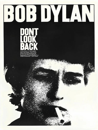 Bob Dylan Don't Look Back Movie Poster - Classic Documentary Art Movie Poster | Film Wall Art Print