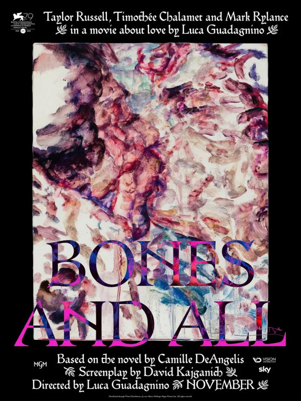 Bones and All Movie Poster - Horror Romance Film Art Movie Poster | Film Wall Art Print