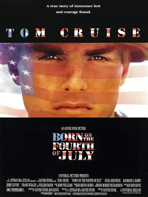 Born on the Fourth of July Movie Poster - Oliver Stone Film Movie Poster | Film Wall Art Print