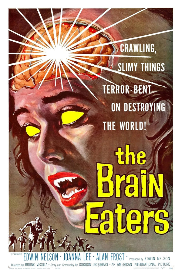 Brain Eaters (1958) - Classic Sci-Fi Horror Movie Poster Movie Poster | Film Wall Art Print