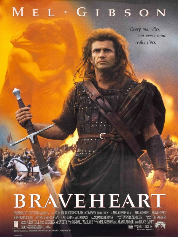 Braveheart Movie Poster - Epic Historical Drama Art Movie Poster | Film Wall Art Print
