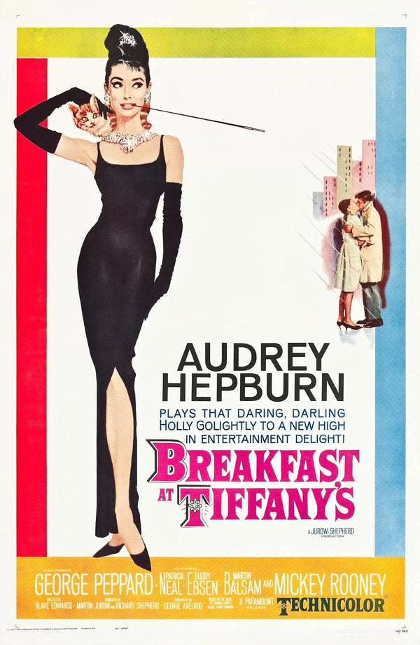 Breakfast At Tiffany's (Italian) 1961 Comedy Drama Romance Movie Poster | Film Wall Art Print