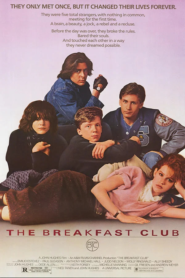 The Breakfast Club Movie Poster - Iconic 80s Film Art Movie Poster | Film Wall Art Print