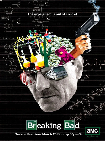 Breaking Bad Movie Poster - Iconic TV Series Art Print Movie Poster | Film Wall Art Print