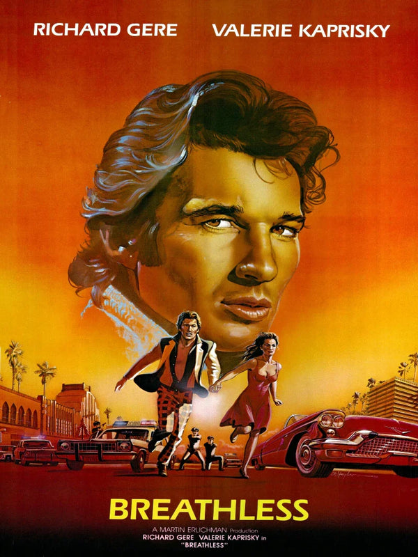 Breathless Movie Poster - Classic French New Wave Film Art Movie Poster | Film Wall Art Print