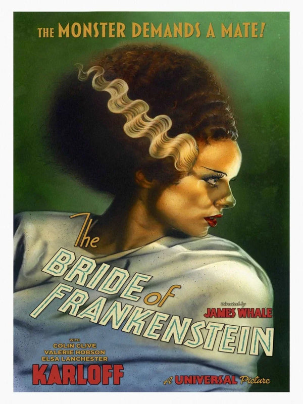 Bride of Frankenstein{
   Movie Poster | Film Wall Art Print