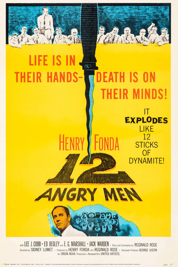 Bring Home 12 Angry Men (1957) – Iconic Drama Poster - Premium Movie Poster