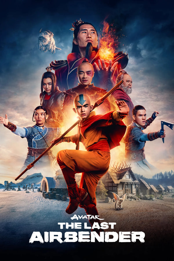 Bring Home Avatar 2024's Elemental Magic in Action Art - TV Series Poster
